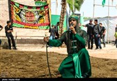 تعزیه حضرت عباس (ع) در روستای ده‌زیار کرمان