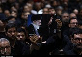 مراسم عزاداری شب عاشورای حسینی در جوار محل شهادت قائد شهید
