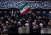مراسم عزاداری شب عاشورای حسینی در جوار محل شهادت قائد شهید