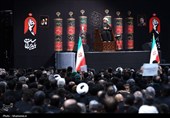 مراسم عزاداری شب عاشورای حسینی در جوار محل شهادت قائد شهید