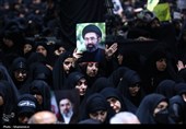 مراسم عزاداری شب عاشورای حسینی در جوار محل شهادت قائد شهید