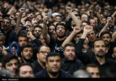 مراسم عزاداری شب عاشورای حسینی در جوار محل شهادت قائد شهید