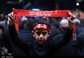 مراسم عزاداری شب عاشورای حسینی در جوار محل شهادت قائد شهید