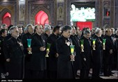 خطبه‌خوانی شب عاشورا در حرم مطهر رضوی