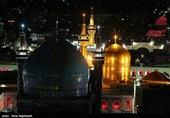 خطبه‌خوانی شب عاشورا در حرم مطهر رضوی