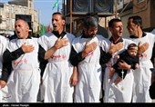 عزاداری هیات کفن پوشان مسلم ابن عقیل روستای سوکهریز شهرستان خرمدره