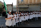 عزاداری هیات کفن پوشان مسلم ابن عقیل روستای سوکهریز شهرستان خرمدره