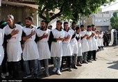 عزاداری هیات کفن پوشان مسلم ابن عقیل روستای سوکهریز شهرستان خرمدره