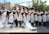 عزاداری هیات کفن پوشان مسلم ابن عقیل روستای سوکهریز شهرستان خرمدره