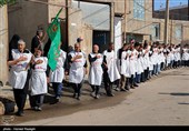 عزاداری هیات کفن پوشان مسلم ابن عقیل روستای سوکهریز شهرستان خرمدره