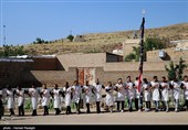 عزاداری هیات کفن پوشان مسلم ابن عقیل روستای سوکهریز شهرستان خرمدره