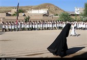 عزاداری هیات کفن پوشان مسلم ابن عقیل روستای سوکهریز شهرستان خرمدره