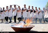 عزاداری هیات کفن پوشان مسلم ابن عقیل روستای سوکهریز شهرستان خرمدره