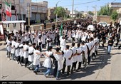عزاداری هیات کفن پوشان مسلم ابن عقیل روستای سوکهریز شهرستان خرمدره