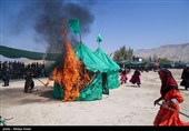 تعزیه روز عاشورا در روستای چاه شرف – فارس