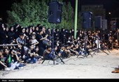 مراسم تعزیه شب دهم محرم حسینیه خدام الحسین شهرستان شیبان