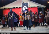 مراسم تعزیه شب دهم محرم حسینیه خدام الحسین شهرستان شیبان