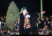 مراسم تعزیه شب دهم محرم حسینیه خدام الحسین شهرستان شیبان