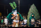 مراسم تعزیه شب دهم محرم حسینیه خدام الحسین شهرستان شیبان