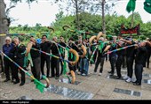 آیین کرنی زنی عاشورا در روستای بی بالان گیلان
