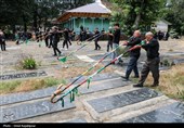آیین کرنی زنی عاشورا در روستای بی بالان گیلان
