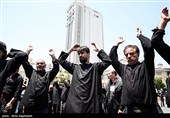 عاشورای حسینی در حرم مطهر رضوی