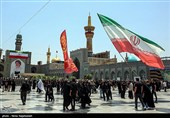 عاشورای حسینی در حرم مطهر رضوی