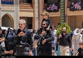 مراسم عزاداری عاشورای حسینی در حرم مطهر حضرت شاهچراغ (ع)