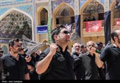 مراسم عزاداری عاشورای حسینی در حرم مطهر حضرت شاهچراغ (ع)