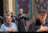 مراسم عزاداری عاشورای حسینی در حرم مطهر حضرت شاهچراغ (ع)