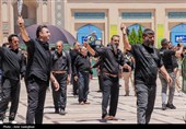 مراسم عزاداری عاشورای حسینی در حرم مطهر حضرت شاهچراغ (ع)