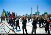 عرض تسلیت عاشوراییان به صاحب عزا در جمکران
