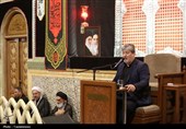 حضور بانوان عزادار در جوار حرم کریمه اهل‌بیت(س) روز عاشورا