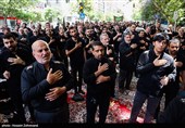 مراسم عزاداری روز عاشورا در هیئت محبان الفاطمه (س)