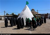 آیین سنتی خیمه سوزان در قزوین