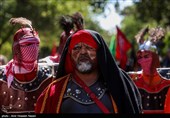 آیین سنتی خیمه سوزان در قزوین