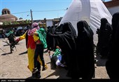 آیین سنتی خیمه سوزان در قزوین