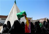 آیین سنتی خیمه سوزان در قزوین