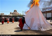 آیین سنتی خیمه سوزان در قزوین