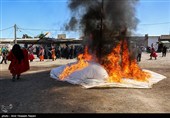 آیین سنتی خیمه سوزان در قزوین