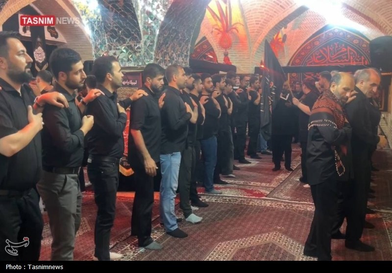عزاداری شب عاشورای تکیه فاطمیه مقدسه زنجان