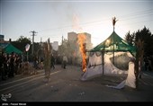 آیین سنتی خیمه‌سوزان در کرمانشاه