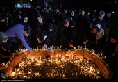 عزاداری شام غریبان حسینی در میدان انقلاب