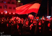عزاداری شام غریبان حسینی در میدان انقلاب