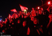 عزاداری شام غریبان حسینی در میدان انقلاب