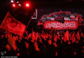 عزاداری شام غریبان حسینی در میدان انقلاب