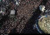 هروله عاشورایی هیئت چهل‌اختران قم