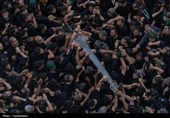 هروله عاشورایی هیئت چهل‌اختران قم