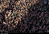 هروله عاشورایی هیئت چهل‌اختران قم