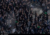 هروله عاشورایی هیئت چهل‌اختران قم
